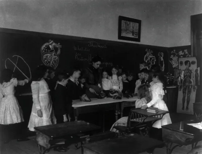 Framed Print : Washington, D.C. Public Schools - classroom scenes and school activities, (1899?). Creator: Frances Benjamin Johnston Framed Print : Washington, D.C. Public Schools - classroom scenes and school activities, (1899?). Creator: Frances Benjamin Johnston