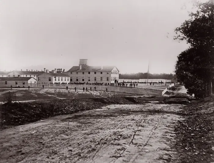 Framed Print : Washington. Harewood Hospital, 1861-65. Creator: Unknown Framed Print : Washington. Harewood Hospital, 1861-65. Creator: Unknown