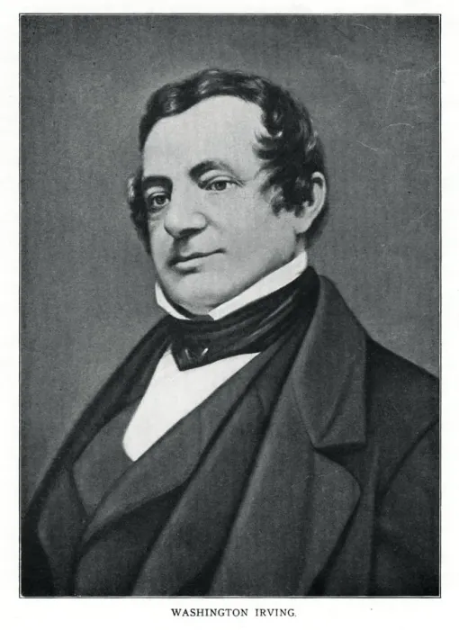 Framed Print : Washington Irving, American author, 20th century Framed Print : Washington Irving, American author, 20th century