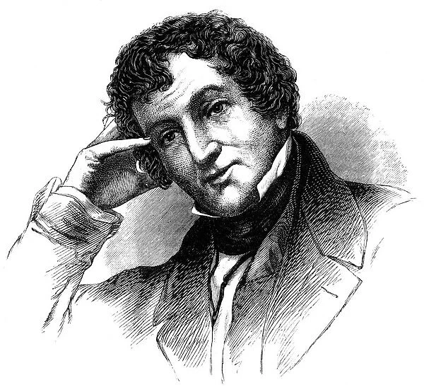 Washington Irving, American author, (c1880)