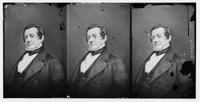 Framed Print : Washington Irving, ca. 1860-1865. Creator: Unknown Framed Print : Washington Irving, ca. 1860-1865. Creator: Unknown