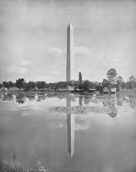 Framed Print : The Washington Monument, 19th century Framed Print : The Washington Monument, 19th century