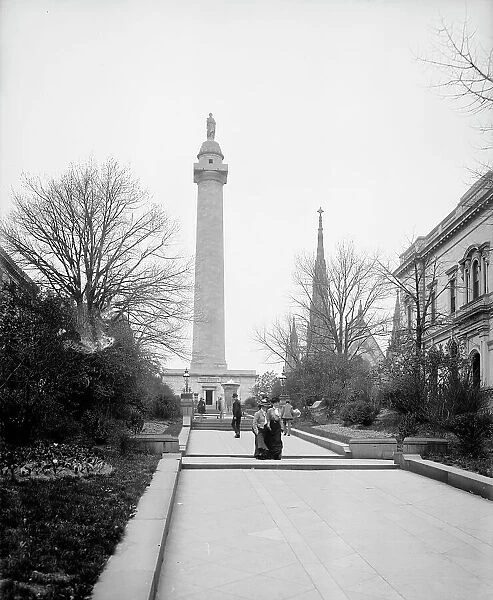 Washington Monument, Baltimore, Md. 1902. Creator: Unknown
