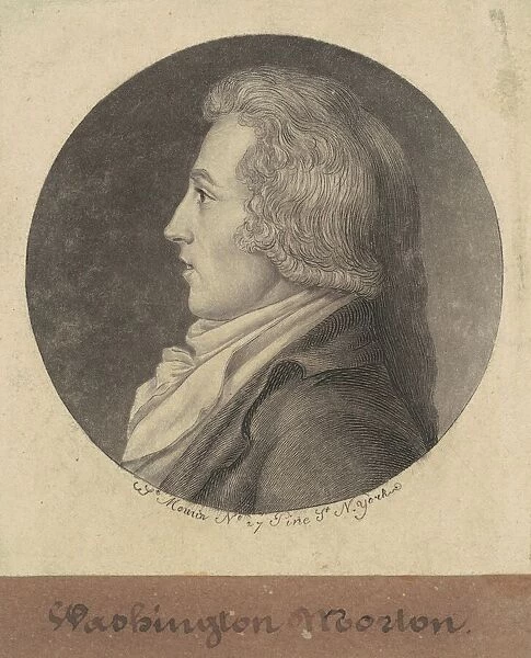 Washington Morton, 1796-1797. Creator: Charles Balthazar Julien Fé