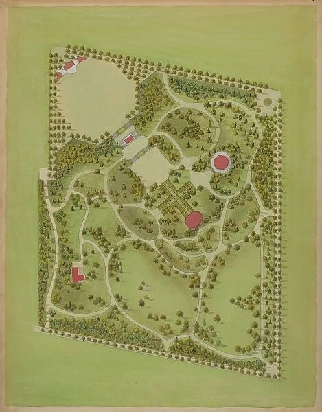 Washington Park, c. 1936. Creator: Meyer Goldbaum