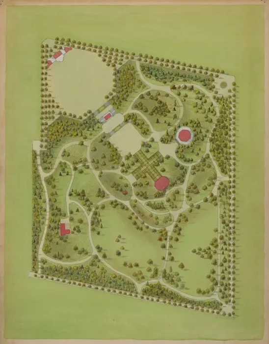 Framed Print : Washington Park, c. 1936. Creator: Meyer Goldbaum Framed Print : Washington Park, c. 1936. Creator: Meyer Goldbaum