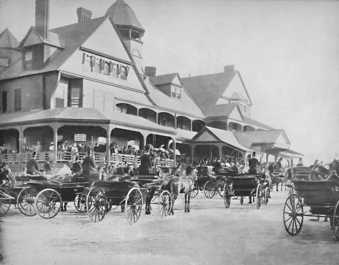 Framed Print : Washington Park Club. Chicago, Ill. c1897. Creator: Unknown Framed Print : Washington Park Club. Chicago, Ill. c1897. Creator: Unknown