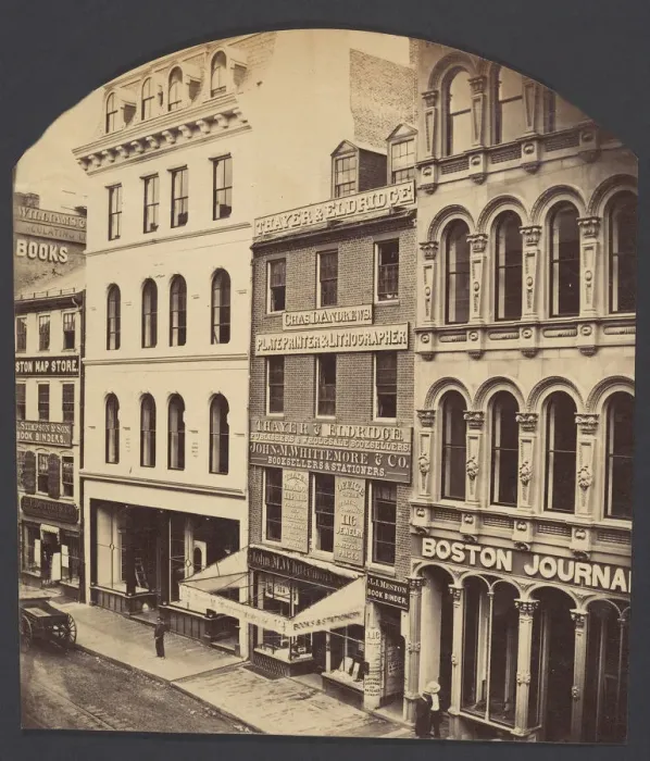 Framed Print : Washington Street, Boston, ca. 1860. Creator: James Wallace Black Framed Print : Washington Street, Boston, ca. 1860. Creator: James Wallace Black