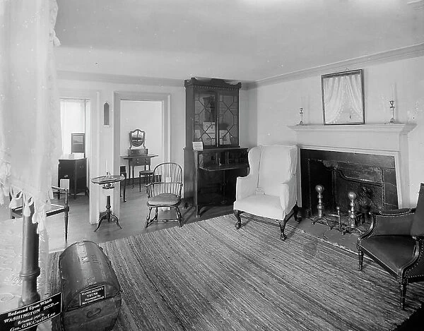 Washington's room at Mt. Vernon, c.between 1910 and 1920. Creator: Unknown