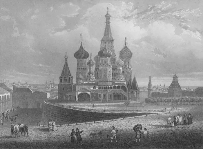 Framed Print : Wassili Blagennoi or the Cathedral of St. Basil Moscow, c1850. Artist: Albert Henry Payne Framed Print : Wassili Blagennoi or the Cathedral of St. Basil Moscow, c1850. Artist: Albert Henry Payne