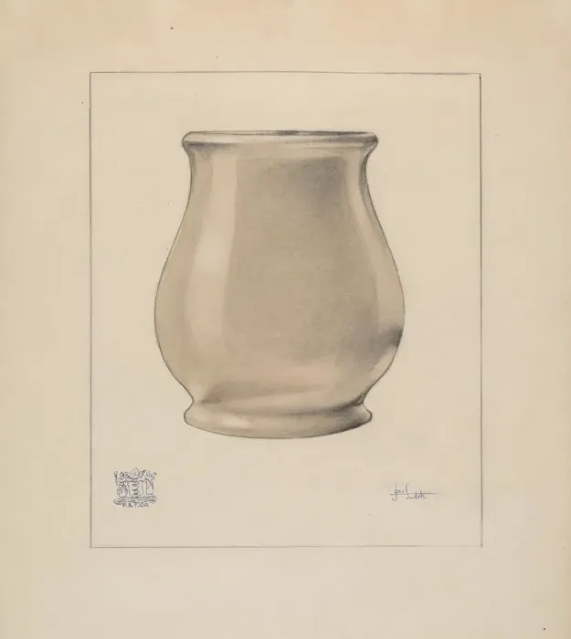 Framed Print : Waste Jar, c. 1937. Creator: Joseph Sudek Framed Print : Waste Jar, c. 1937. Creator: Joseph Sudek