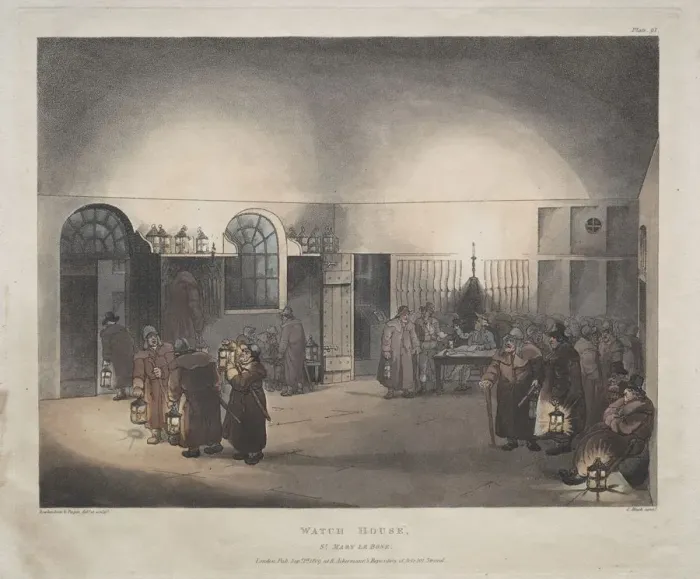 Framed Print : Watch House, St. Mary Le Boue, 1809. Creator: Thomas Rowlandson (British, 1756-1827) Framed Print : Watch House, St. Mary Le Boue, 1809. Creator: Thomas Rowlandson (British, 1756-1827)