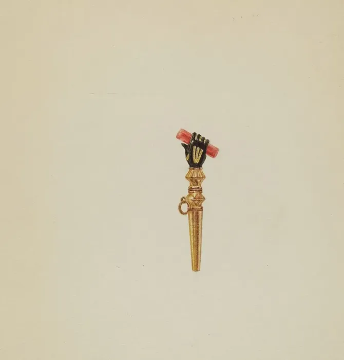 Framed Print : Watch Key, c. 1938. Creator: Robert Clark Framed Print : Watch Key, c. 1938. Creator: Robert Clark