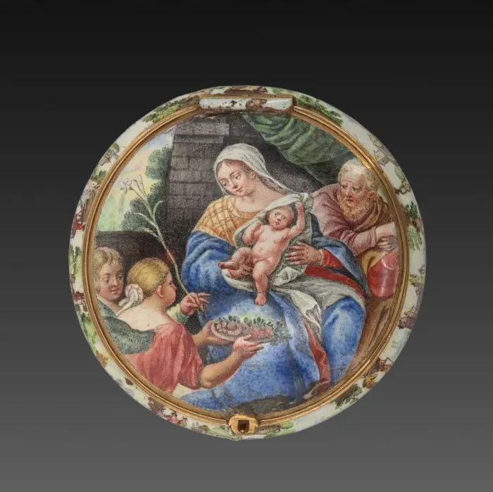 Framed Print : Watchcase (Boitier de montre), c. 1640. Creator: Unknown Framed Print : Watchcase (Boitier de montre), c. 1640. Creator: Unknown