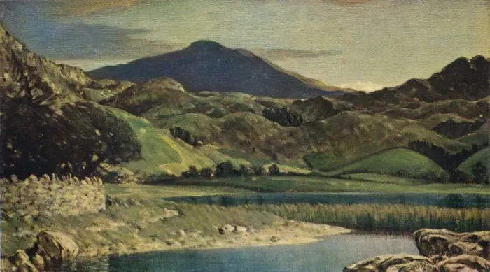 Framed Print : Watendlalh Tarn, near Kewsick, 1919 (1931). Artist: Charles John Holmes