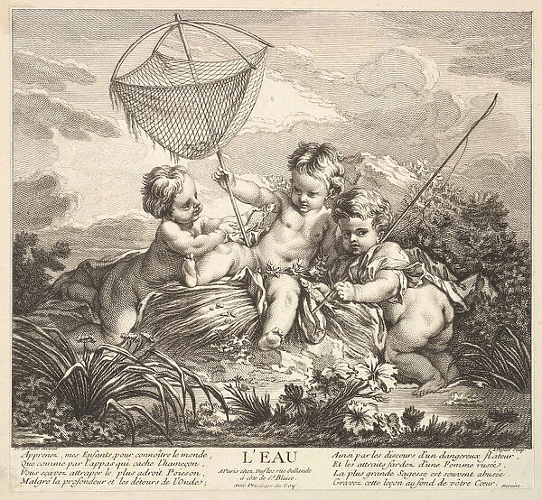 Water, 18th century. Creator: Claude Augustin Duflos le Jeune
