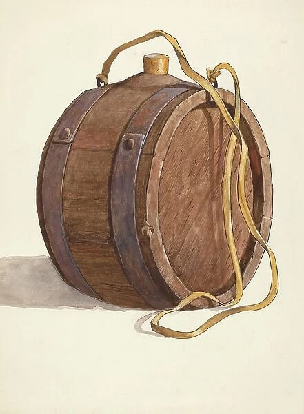 Water Barrel or Runlet, c. 1937. Creator: Dana Bartlett