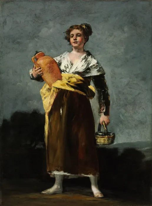Framed Print : The Water Carrier (La Aguadora). Artist: Goya, Francisco, de (1746-1828) Framed Print : The Water Carrier (La Aguadora). Artist: Goya, Francisco, de (1746-1828)
