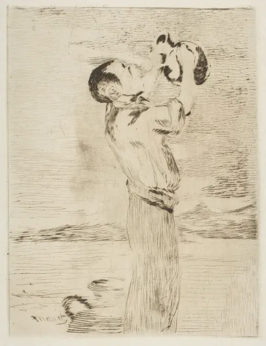 Framed Print : The Water Drinker, 1870-74. Creator: Edouard Manet Framed Print : The Water Drinker, 1870-74. Creator: Edouard Manet
