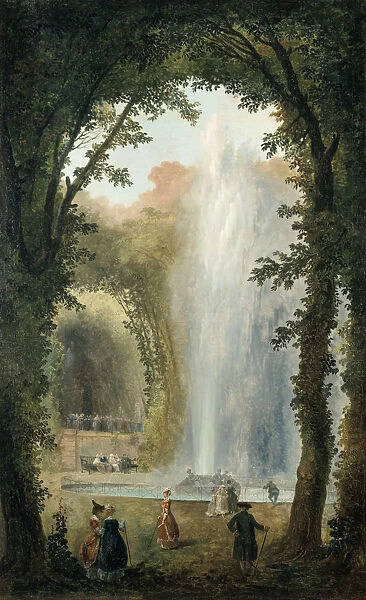 The Water Feature of the Grove of the Museum of Marly, late 18th  /  early 19th century. Artist: Hubert Robert