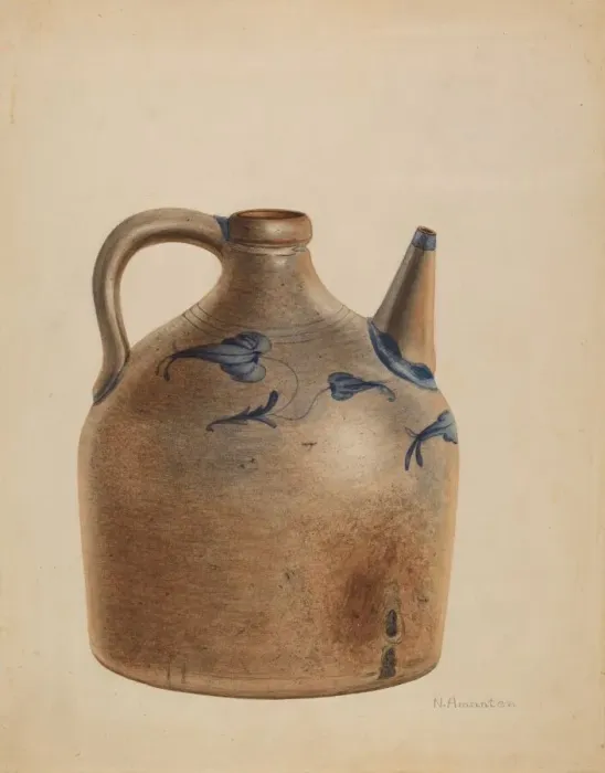Framed Print : Water Jug, 1935 / 1942. Creator: Nicholas Amantea Framed Print : Water Jug, 1935 / 1942. Creator: Nicholas Amantea