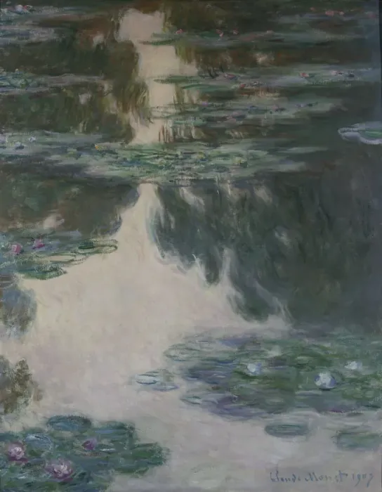 Framed Print : Water Lilies, 1907. Artist: Monet, Claude (1840-1926) Framed Print : Water Lilies, 1907. Artist: Monet, Claude (1840-1926)