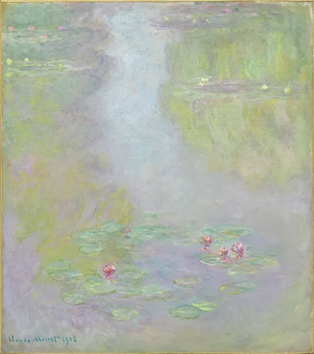 Framed Print : Water Lilies, 1908. Creator: Monet, Claude (1840-1926) Framed Print : Water Lilies, 1908. Creator: Monet, Claude (1840-1926)