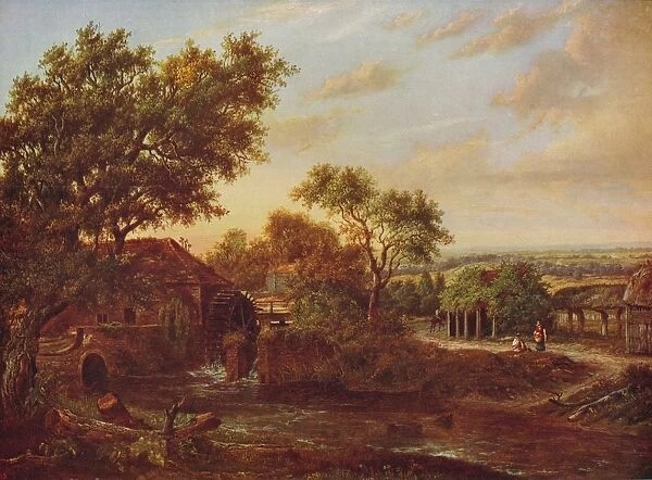 The Water Mill, Carshalton, 1830, (c1915). Artist: Patrick Nasmyth