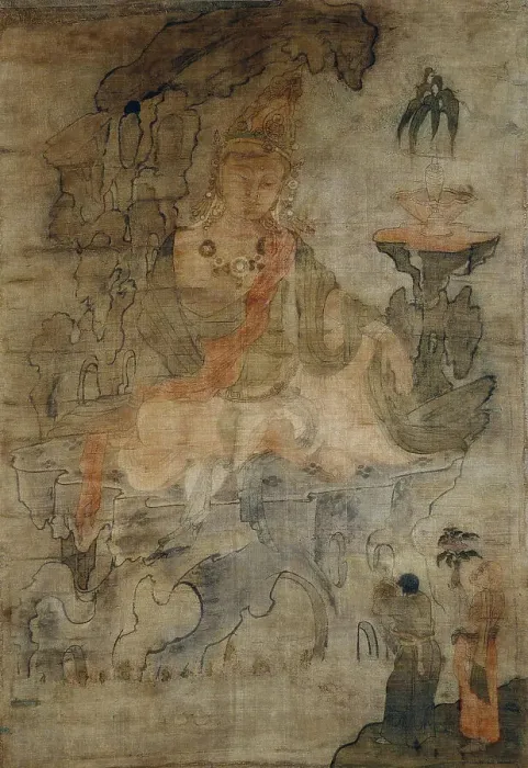 Framed Print : Water and Moon Kuan-Yin Framed Print : Water and Moon Kuan-Yin