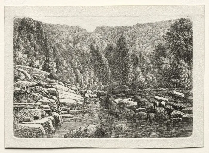 Framed Print : Water in the Mountains, c. 1790-1800. Creator: Christoph Nathe (German, 1753-1806) Framed Print : Water in the Mountains, c. 1790-1800. Creator: Christoph Nathe (German, 1753-1806)