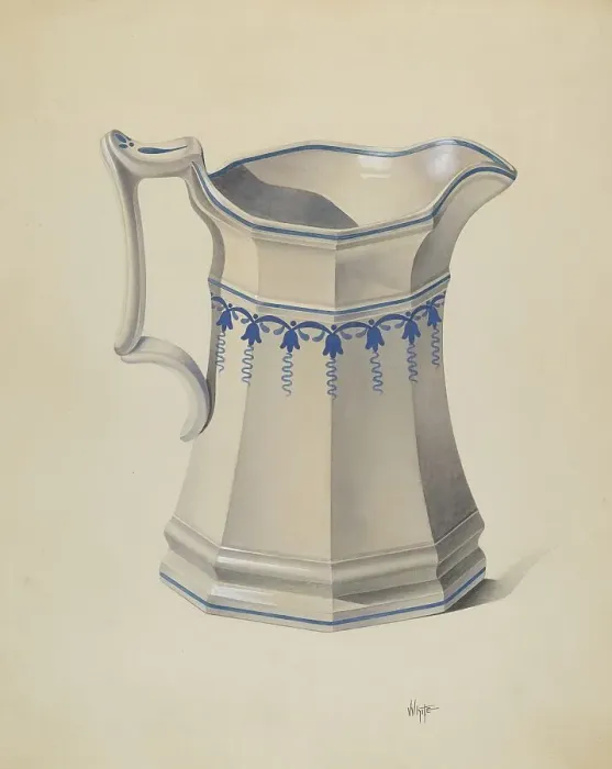 Framed Print : Water Pitcher, c. 1936. Creator: Edward White Framed Print : Water Pitcher, c. 1936. Creator: Edward White
