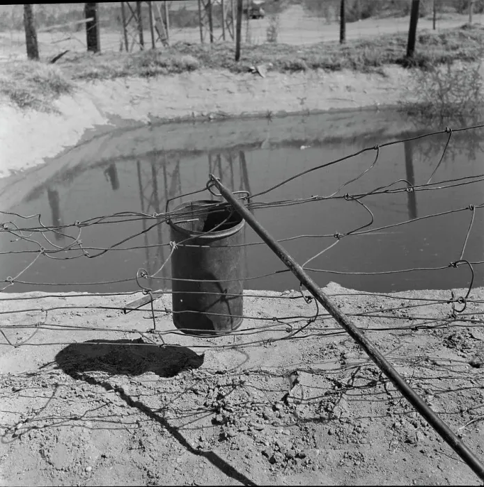 Framed Print : Water supply, California squatter camp near Calipatria, California, 1937. Creator: Dorothea Lange Framed Print : Water supply, California squatter camp near Calipatria, California, 1937. Creator: Dorothea Lange