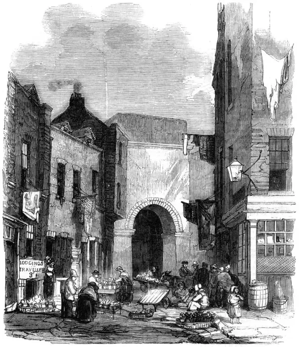 Framed Print : Water tank in St Giless in the Fields, London, 1858 Framed Print : Water tank in St Giless in the Fields, London, 1858