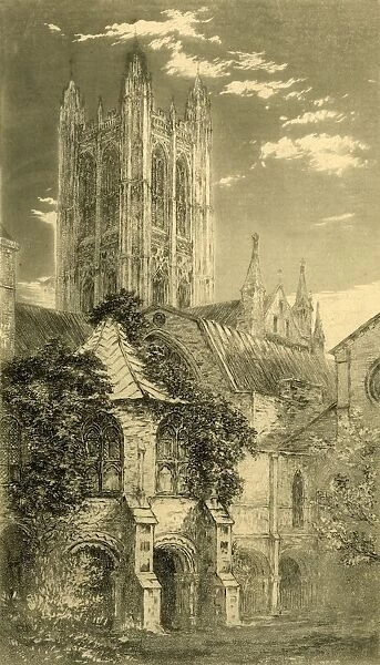 The Water Tower, Canterbury Cathedral, Canterbury, Kent, 1885. Creator: Unknown