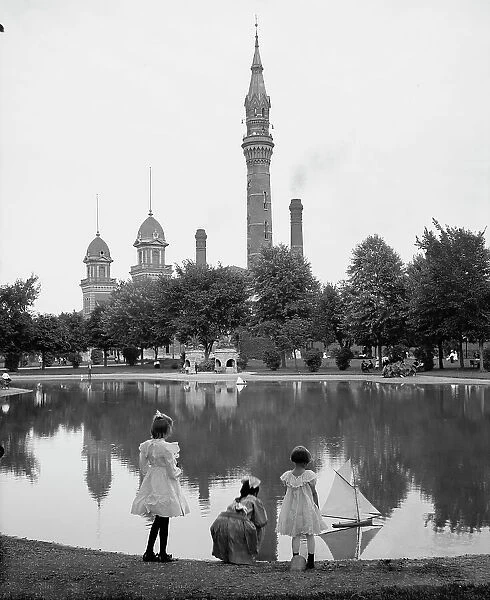 Water Works Park, Detroit, Mich. c1905. Creator: Unknown