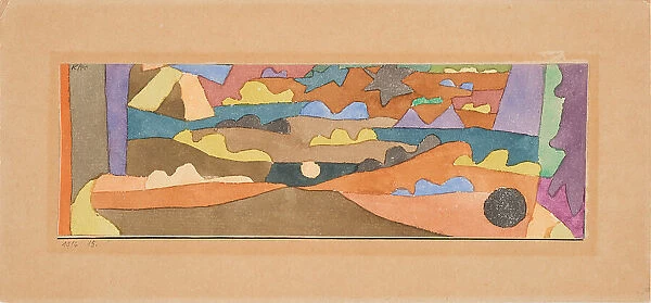 Watercolor, miniature, 1916. Creator: Klee, Paul (1879-1940)
