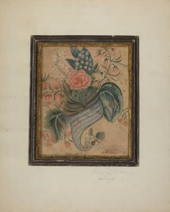 Framed Print : Watercolor Painting, c. 1939. Creator: Cora Parker Framed Print : Watercolor Painting, c. 1939. Creator: Cora Parker