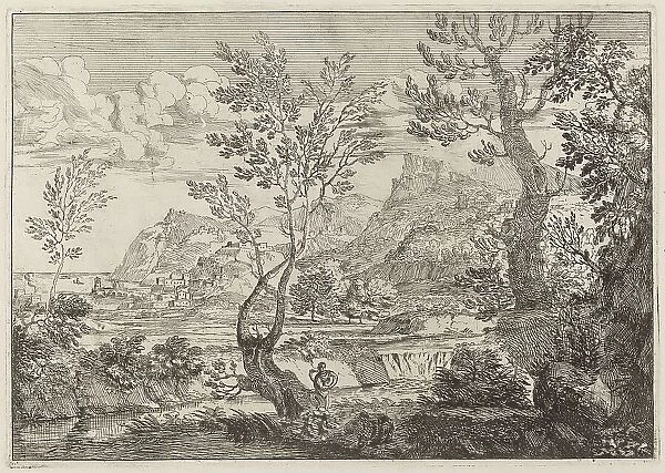 A Waterfall, 1696. Creator: Crescenzio Onofri