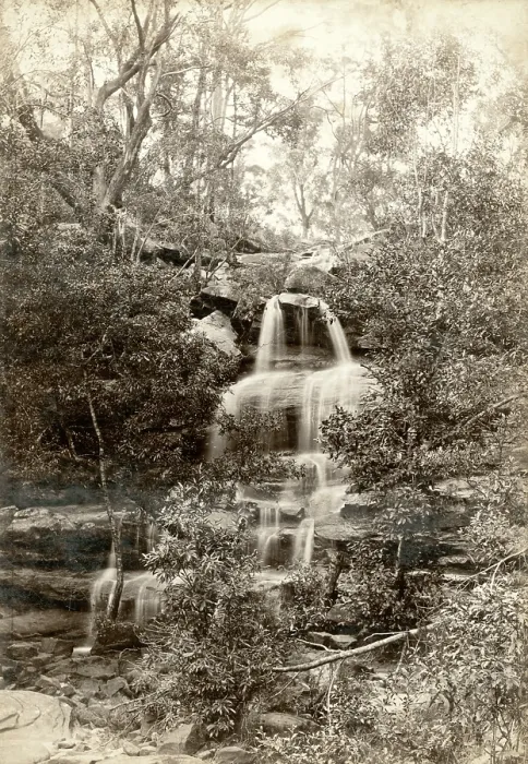 Framed Print : Waterfall, Mosman Bay. Creator: Unknown Framed Print : Waterfall, Mosman Bay. Creator: Unknown