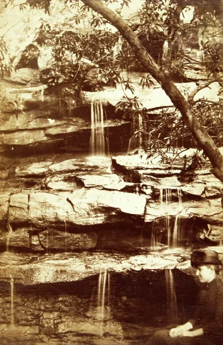 Framed Print : Waterfall, Mosman Bay. Creator: Unknown Framed Print : Waterfall, Mosman Bay. Creator: Unknown