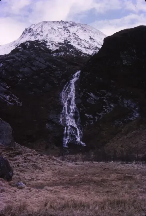 Framed Print : Waterfall at Steall, Upper Glen Nevis, Invernessshire, Scotland, March, 20th century. Artist: CM Dixon Framed Print : Waterfall at Steall, Upper Glen Nevis, Invernessshire, Scotland, March, 20th century. Artist: CM Dixon
