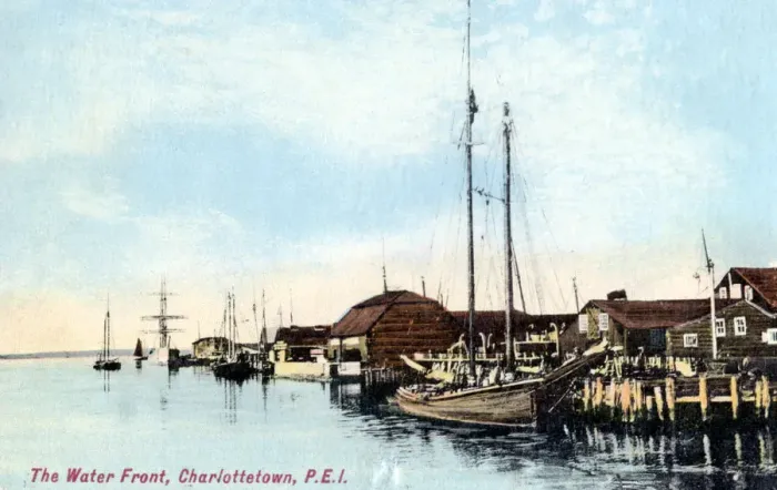 Framed Print : The waterfront, Charlottetown, Prince Edward Island, Canada, c1900s Framed Print : The waterfront, Charlottetown, Prince Edward Island, Canada, c1900s