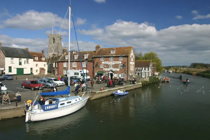 Framed Print : Waterfront at Wareham, Dorset Framed Print : Waterfront at Wareham, Dorset