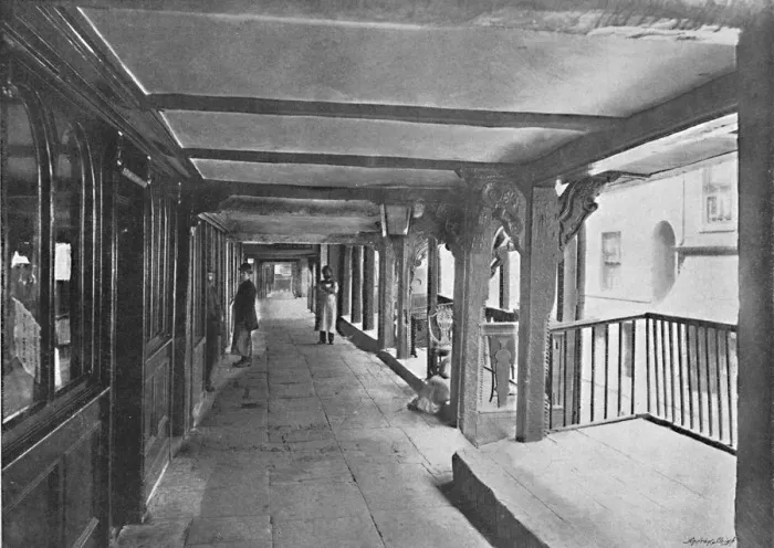 Framed Print : Watergate Street Row, Chester, c1896. Artist: Catherall & Pritchard Framed Print : Watergate Street Row, Chester, c1896. Artist: Catherall & Pritchard