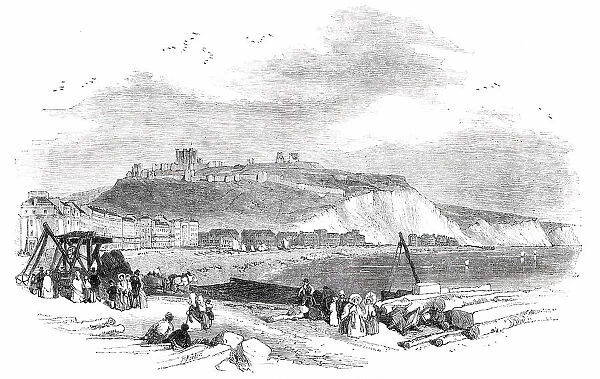 Watering-Places of England - Dover: the Town and Heights, 1850. Creators: Birket Foster, Edmund Evans