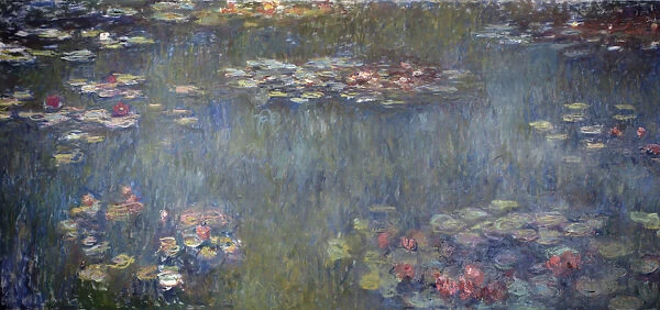 Waterlilies Pond, Green Reflection (Le Bassin aux nympheas, reflets verts), 1920-1925