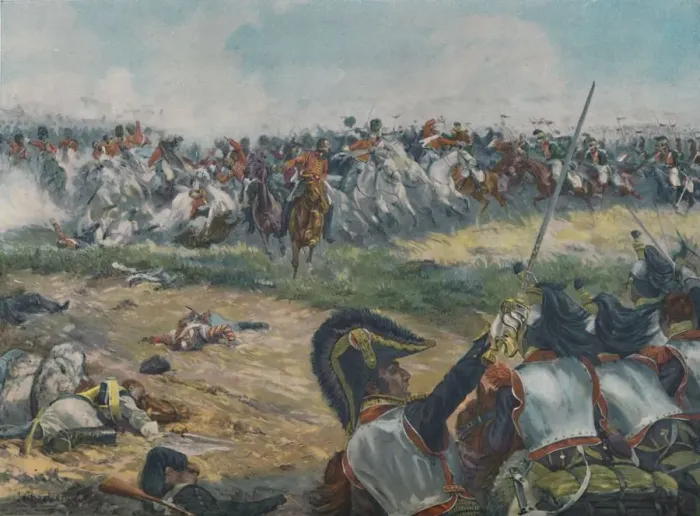 Framed Print : Waterloo, 1815, (1896) Framed Print : Waterloo, 1815, (1896)