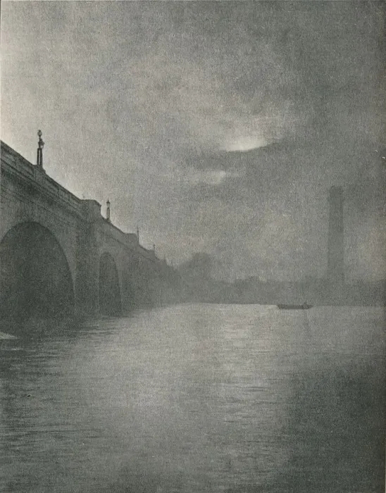 Framed Print : Waterloo Bridge, 1877. Artist: Frederick Hollyer Framed Print : Waterloo Bridge, 1877. Artist: Frederick Hollyer