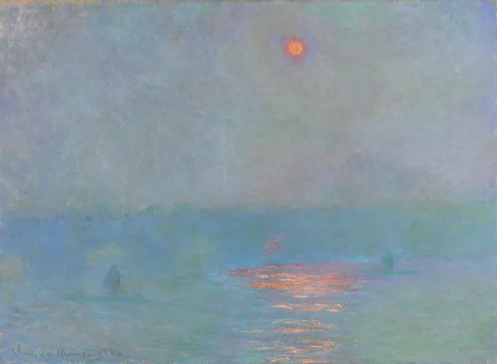 Framed Print : Waterloo Bridge: Effect of Sunlight in the Fog, 1903. Creator: Monet, Claude (1840-1926) Framed Print : Waterloo Bridge: Effect of Sunlight in the Fog, 1903. Creator: Monet, Claude (1840-1926)