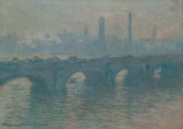 Framed Print : Waterloo Bridge, Gray Weather, 1900. Creator: Claude Monet Framed Print : Waterloo Bridge, Gray Weather, 1900. Creator: Claude Monet